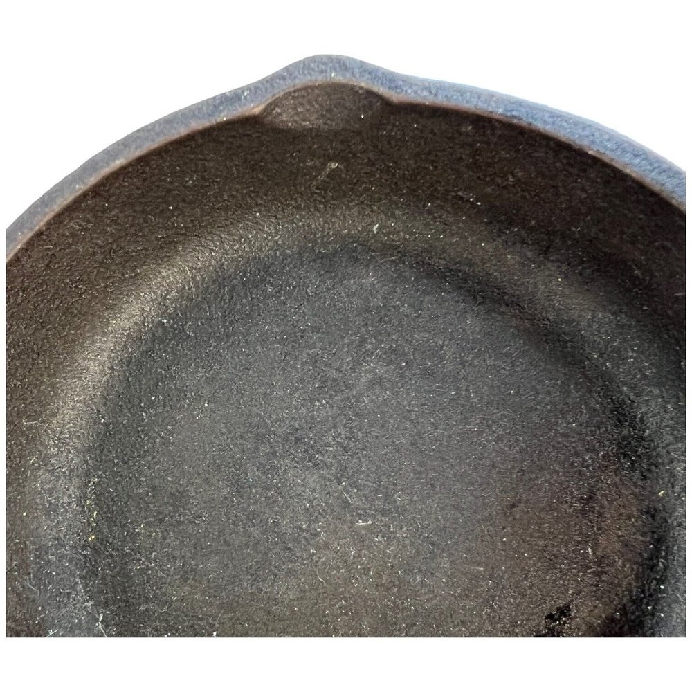 Vintage No 3 Cast Iron Skillet Stove Range With Smoke Ring 6 5/8 Inch BSR ? - Picture 3 of 11
